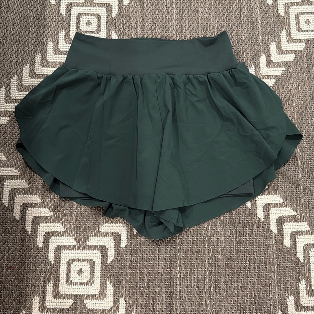 All in Motion Forest Green Skort